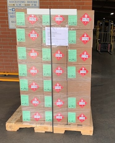 Hand Sanitizer Pallet